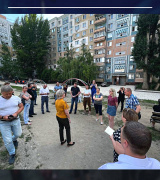 Встреча главы администрации Ленинского района с жителями дома 4 по ул. Уфимцева 
