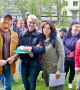 Встреча руководителя УК «АТСЖ» Андрея Павловича Логинова с жителями дома №4 по ул. 2-Электронная.