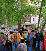 Встреча руководителя УК «АТСЖ» Андрея Павловича Логинова с жителями дома №4 по ул. 2-Электронная.