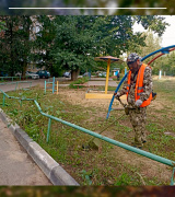 В период с 19 по 23 сентября выполнен покос травы